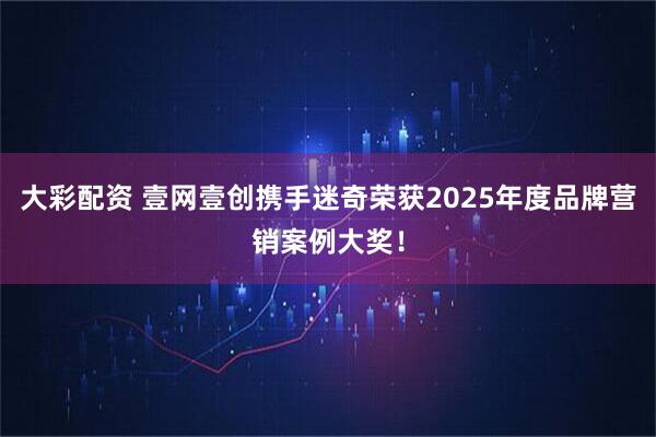 大彩配资 壹网壹创携手迷奇荣获2025年度品牌营销案例大奖！