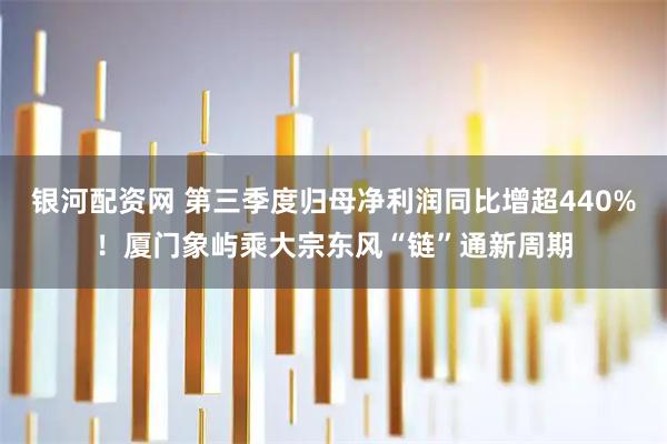 银河配资网 第三季度归母净利润同比增超440%！厦门象屿乘大宗东风“链”通新周期